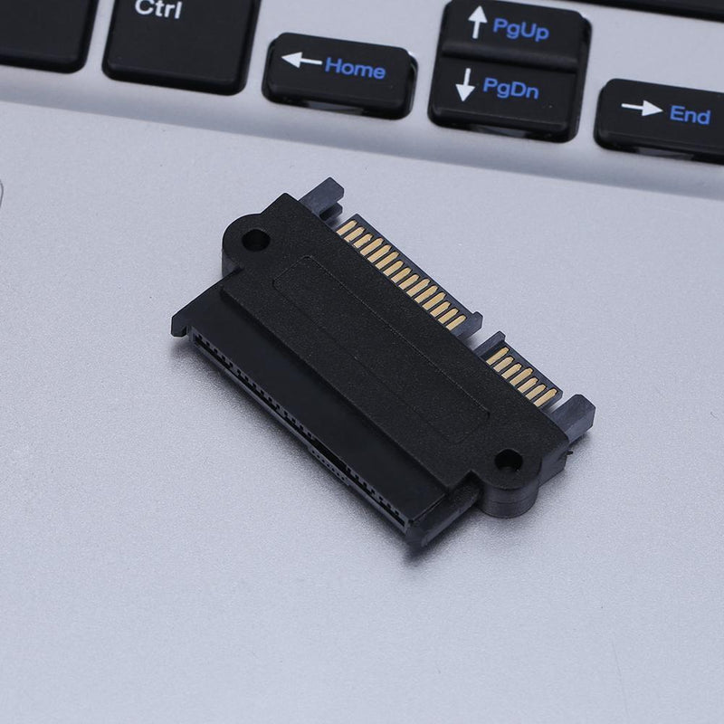 5Gbps SFF 8482 SAS to SATA 180 Degree Angle Adapter Converter Straight Head