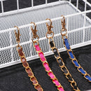 Decorative Chain Backpack strap Shoulder Bag aiguillette Handbag Chain