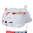 Silicone LED Night Light Cartoon Bear Touch Pat Remote Control Color Lamp