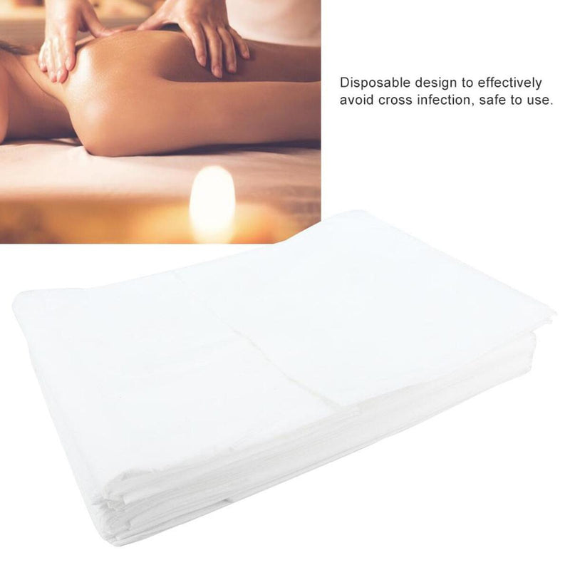 Massage Table Bed Sheet Bedspread with Pillowcase and Stool Cover for SPA~