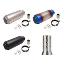 Universal Stainless Steel 89mm Motorcycle Exhaust Pipe Muffler Tools (Silve