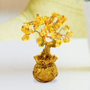 Crystal Money Tree Wealth Prosperity Bonsai DIY Living Room Feng Shui Decoration