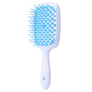 Wide Teeth Air Cushion Combs Scalp Massage Brush Hollow Grid Comb (Blue)