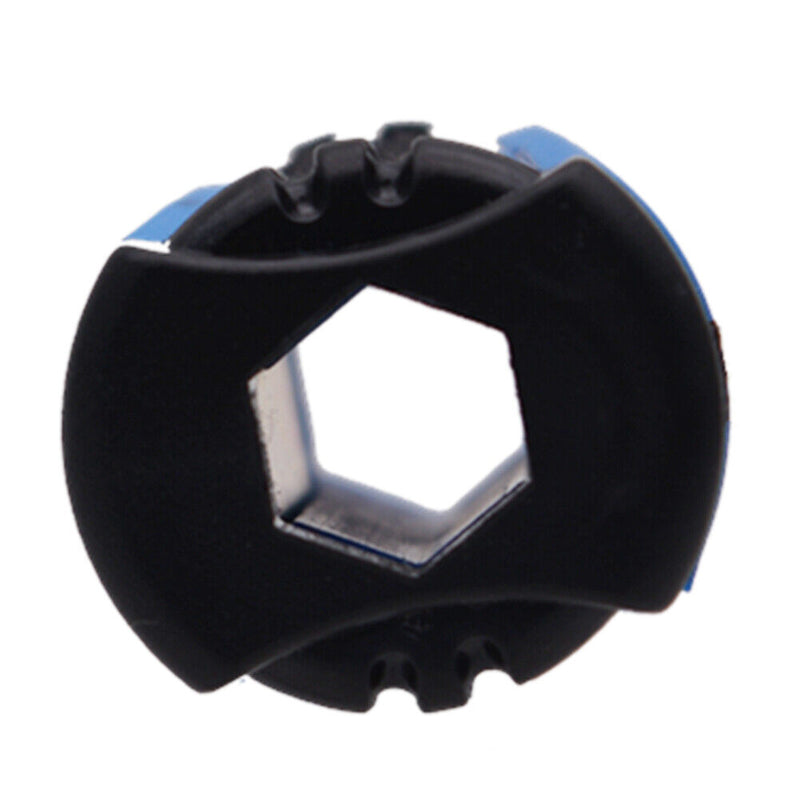Strong Magnetizer Drill Bit Magnetic Ring Magnet Screwdriver Bits (Blue)