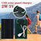 2W 5V USB Solar Panel Charger USB Port Cellphone Use Travel Portable`