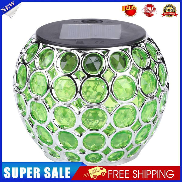 Solar  Hollow Hanging Ball Light Outdoor Waterproof Garden Lamp(Red+Green)