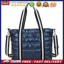 Women Nylon Padded Quilted Handbag Winter Warm Tote Bag Large Capacity Handbag