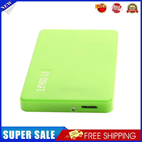 2.5 HDD SSD Case SATA to USB 3.0 Hard Drive Enclosure Support 8TB (Green)