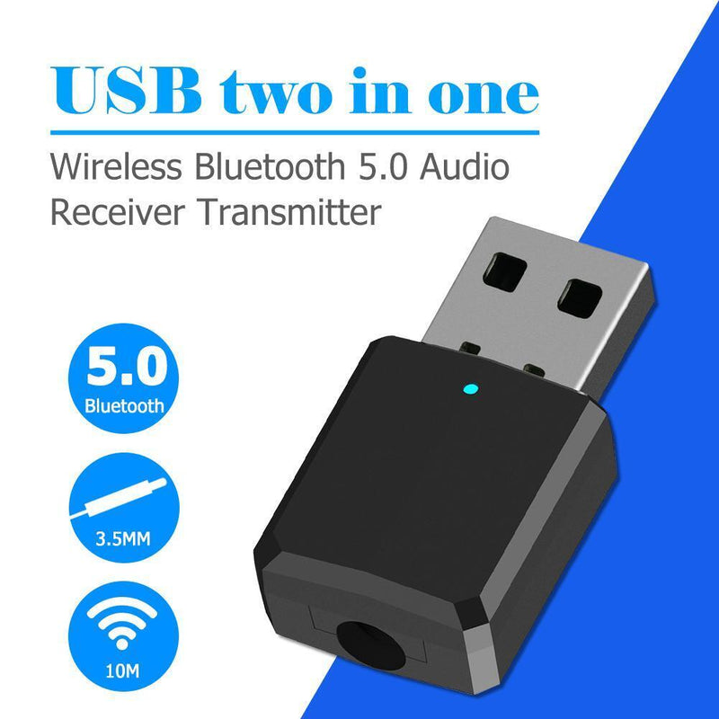 USB Bluetooth-compatible Dongle Adapter 5.0 Music Receiver Transmitter for