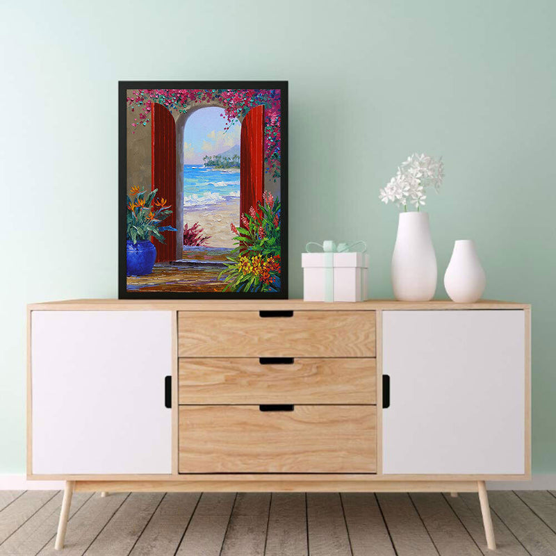 DIY Diamond Painting Kits Full Round Drill Landscape Crafts Home Decoration Gift
