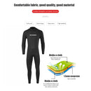 Full Body Men Neoprene Wetsuit Jumpsuit Quick-Drying Wet Suit (Black S) Newly