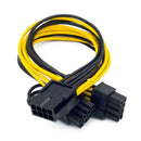 EPS CPU 12V 8 Pin to Dual 8 (6+2) Pin PCIE Adapter Bes Supply Power 7Y6T I0N6