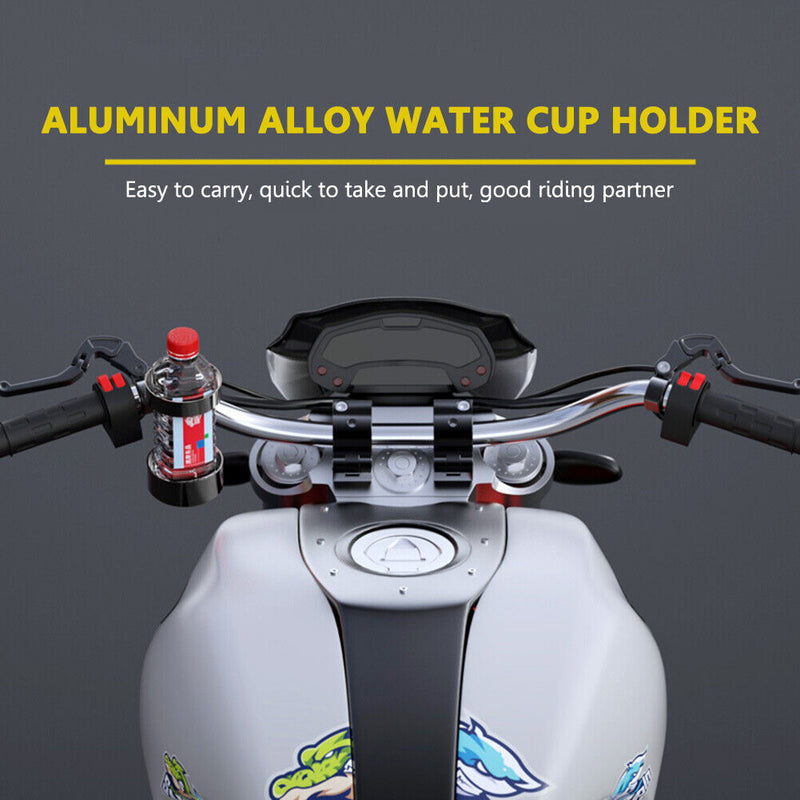 MTB Road Bicycle Bottle Holder Aluminum Alloy Bike Kettle Cup Rack (Black) Newly