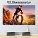 HD Folding Projector Cloth 16/9 Home Theater Movie Screen Curtain (130in) Newly