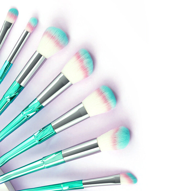 10pcs Makeup Brushes Set Blush Foundation Shadow Concealer Cosmetic Beauty Tools