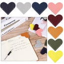 Cute Accessories Heart Bookmark 8 Pieces Leather Leather Reading Book Marker