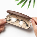 PU Leather Spectacle Case Reading Glasses Case Hard Kit Holder Eyeglass Box