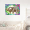 DIY Handpainted Sloth Oil Paint by Numbers Picture Drawing Craft Kit Artwor