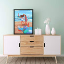 5D DIY Diamond Painting Full Round Drill Beach Vacation Wall Decor Rhinestone