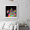 5D DIY Diamond Painting Kits Full Round Drill Colorful Cat Mosaic Picture