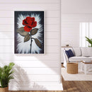 5D Part Drill Round Crystal Diamond Painting Rose Mosaic Kit Picture Drawing Art