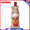Cartoon Red Wine Bottle Cover Santa Claus Snowman Elk Wine Bags Christmas Decor