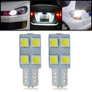 Bulbs 5050 4SMD Car LED Reading Bulbs T10 W5W Dome Map License Plate Light