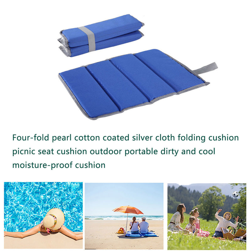 Beach Camping Mat Outdoor Folding Cushion for Mountaineering Trekking Stadium