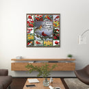 5D DIY Diamond Painting Kits Full Round Drill Cardinal in Frame Mosaic Picture