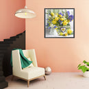 Full Cross Stitch 11CT Cotton Thread DIY Flowers Handmade Stamped Needlework