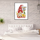 5D DIY Diamond Painting Kits Cartoon Gnome Full Round Drill Wall Art Crafts Sets