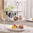 3 Tier Cake Stand Afternoon Tea Wedding Party Plates Tableware Embossed Tray