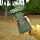 Outdoor Camping Tent Pegs Nails Bag Hammer Wind Rope Storage Pouch (30cm) Newly