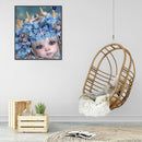 Handmade DIY Full Round Drill Diamond Painting 5D big eyes girl Poster Newly