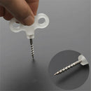 Accessories Luminous Ground Screws Tent Nail Screw Spike Hook Wind Rope Buckle