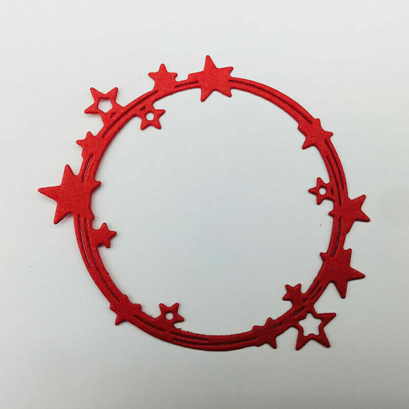 Star Border Metal Cutting Dies Scrapbooking Cards Embossing V4S1 Molds DIY Y8T3