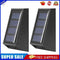 2 Pack LED Solar Lights ABS for Outdoor Home Garden Decor (Warm Light)