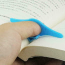 BLUE Thumb Thing Book Page Holder and Bookmark Markers BLUE Light I8S0