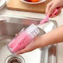 Baby milk bottle nipple teapot nozzle spout tube nylon cleaning brush clean X1F8