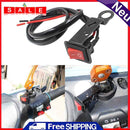 Flammabriß Lenkerschalter mit festen Verkabelung Kabelbaum fixiert auf Halterung