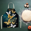 Butterfly Apron Xmas Oil-Proof Hanging Neck Pinafore Accessories for Kitchen