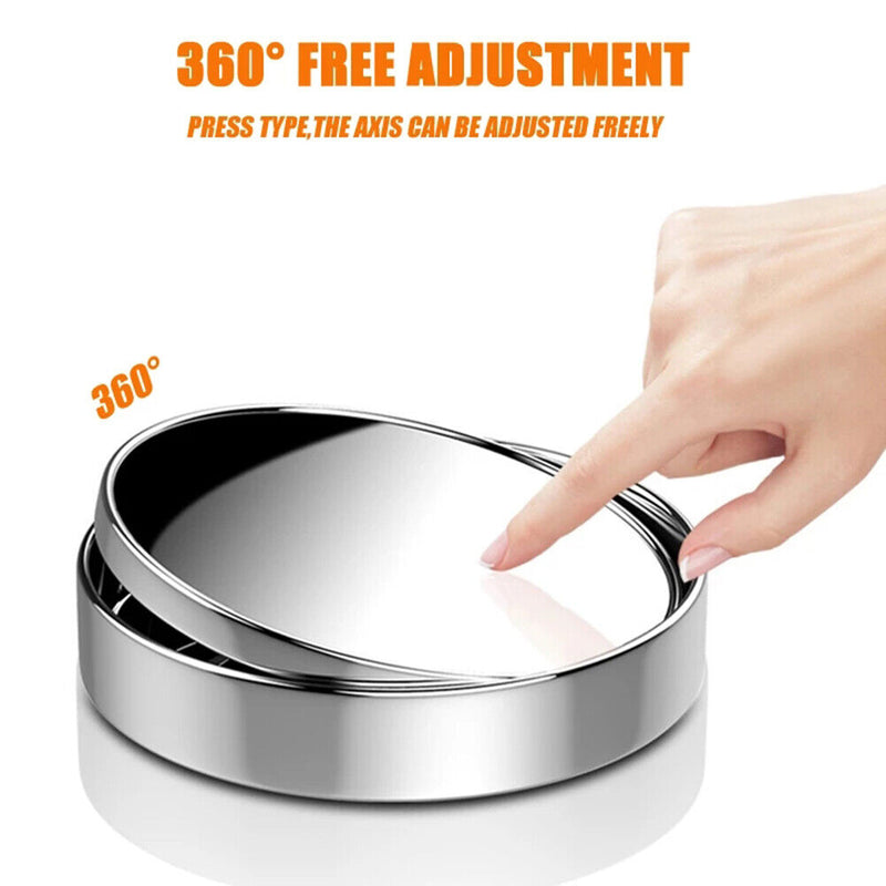 2pcs Car-styling Vehicle HD Driving Safety Rearview Auxiliary Blind Spot Mi