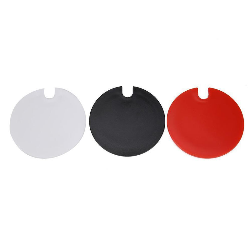 10pcs Tea Mug Cover Heat-Resistant Teapot Glass Cup Infuser Lids(Black)