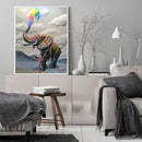 Animal Oil Paint By Numbers Kits Canvas DIY Home Decoration Kids Gift No Frame