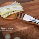 Stainless Steel Sharp Vegetable Shredder Onion Fruit Slicer Scallion Cutter