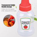 Mini Portable Seasoning Box Sauce Spices Ketchup Salt Jar Container (2pcs) Newly
