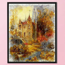 Full Embroidery Building Counted Cross Stitch 14CT 2 Strand Cotton Kit