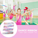 Gym Ribbons 4 Meters Gymnastics Ballet Streamer Twirling Rod Stick Flashing Star