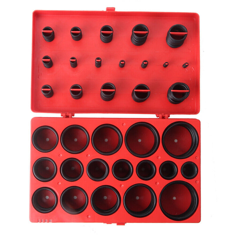 419pcs O Ring Rubber Gasket Seal Universal Washer Assortment Set R01-R32 Newly