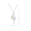 Short Temperament Clavicle Chain Niche Necklace Alloy Moon Splash Galaxy